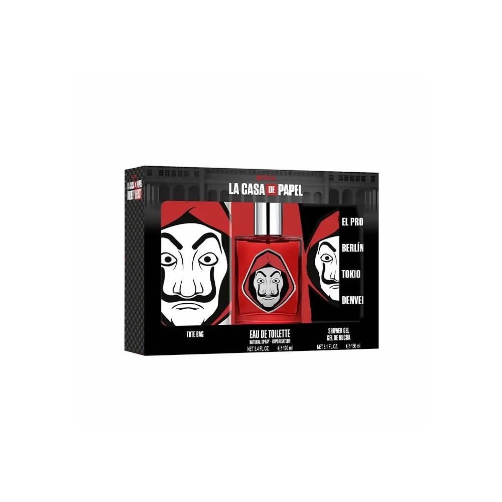 Netflix La Casa De Papel Eau De Toilette Spray 100ml Set 3 Pieces