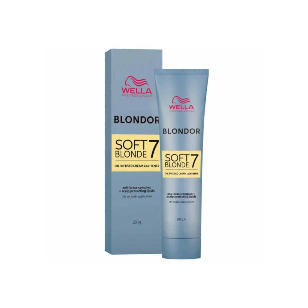 Wella Blondor Soft Blonde 7 Oil Infused Cream Lightener 200g