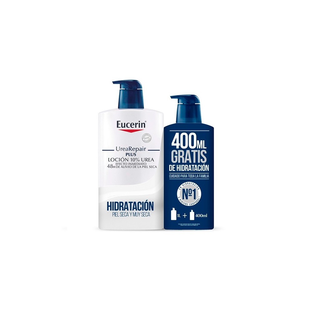 Eucerin Family Pack Locion Urea Repair 1000ml + 400ml