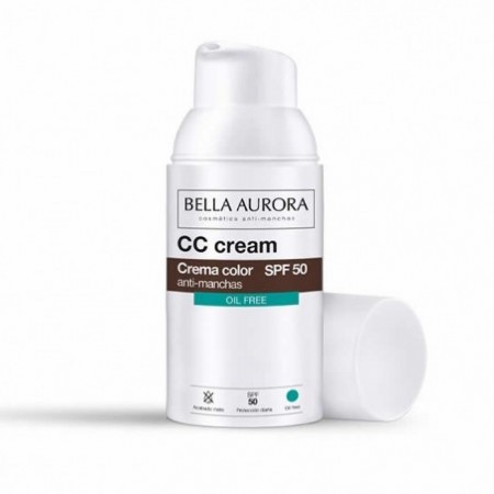 Bella Aurora CC Cream Anti-Blemish Oil Free Spf50 30ml