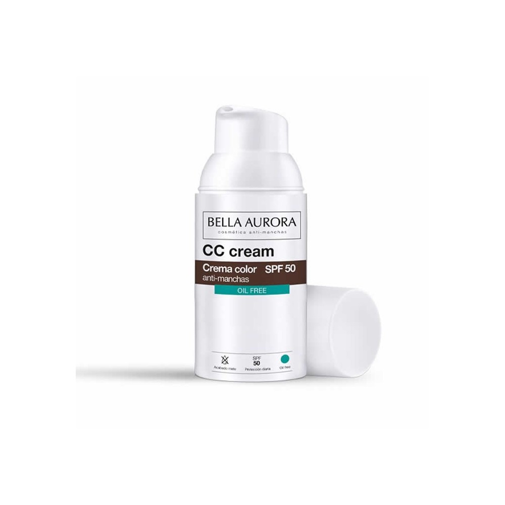 Bella Aurora CC Cream Anti-Blemish Oil Free Spf50 30ml