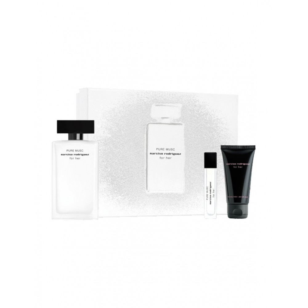 Set Narciso Rodriguez Pue Musc Edp 100ml Body 50ml Mini 10ml@