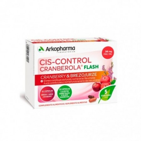 Arkopharma Cis-Control Cranberola Flash 20 Capsules