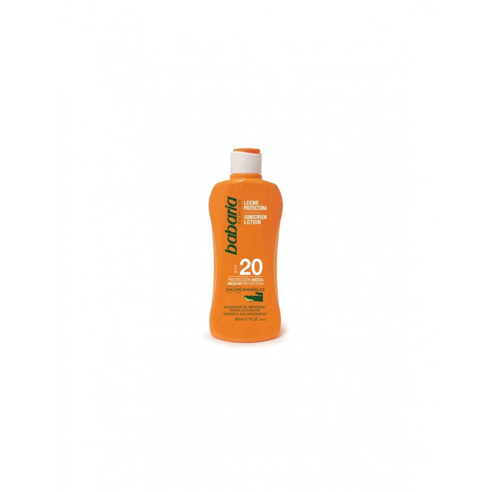 Babaria Sol Leche Protector Aloe Sfp20 300ml