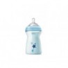 Chicco Naturalfeeling Blue Baby Bottle Fast Flow 330ml 6m