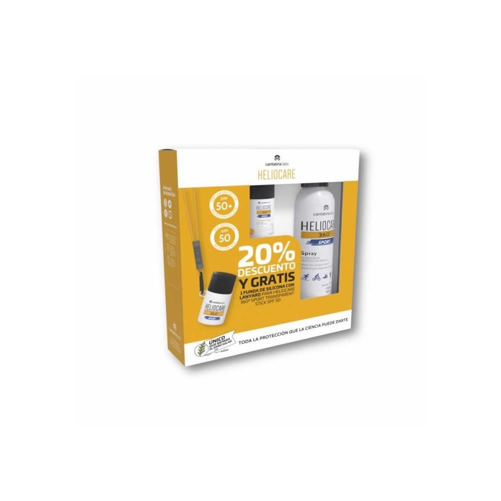 Heliocare 360º Sport Sunscreen SPF 50+ Set 3 Pieces 