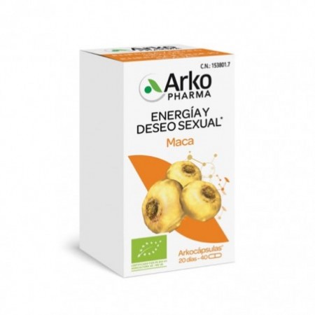 Arkopharma Maca Energy & Sexual Desire 40 Capsules