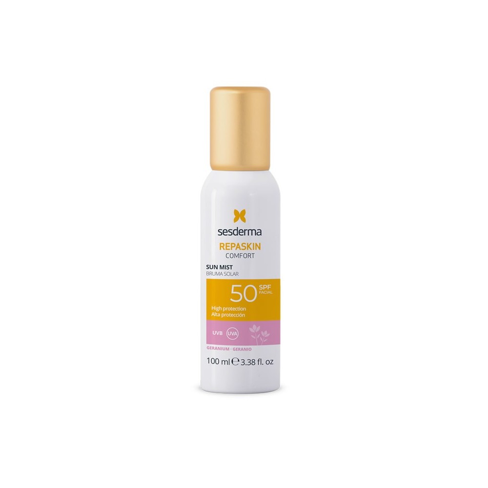 Sesderma Repaskin Confort Solar Mist Spf50 Geranium 100ml