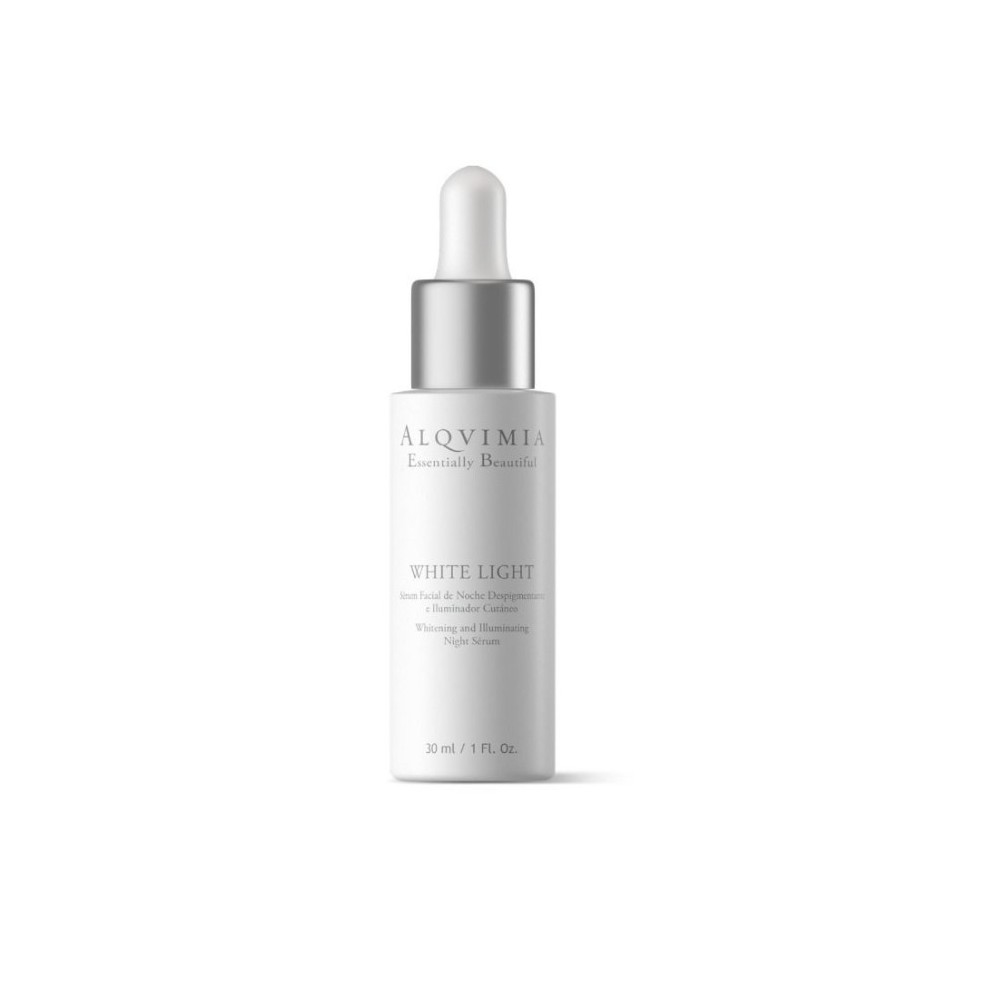 "Alqvimia White Light" naktinis veido serumas, šviesinantis ir depigmentuojantis 30ml