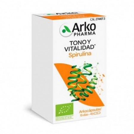 Arkocaps Spirulina Organic 45 Capsules