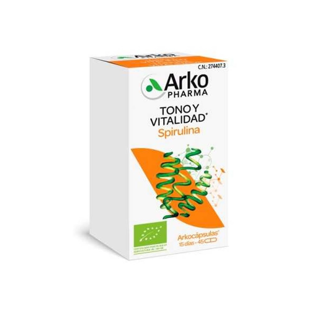 Arkocaps Spirulina Organic 45 Capsules