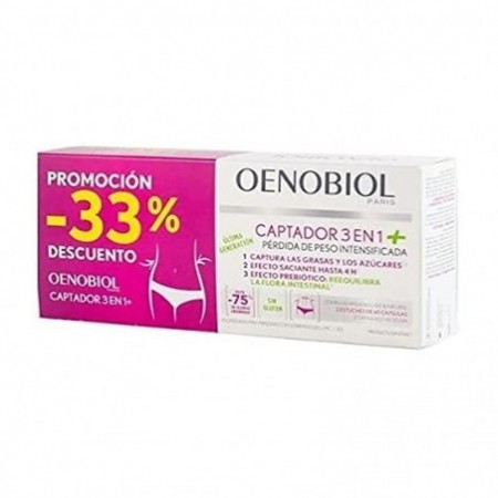 Oenobiol Capture 3 In 1+ Enhanced Weight Loss DUPLO 2X60 Capsules