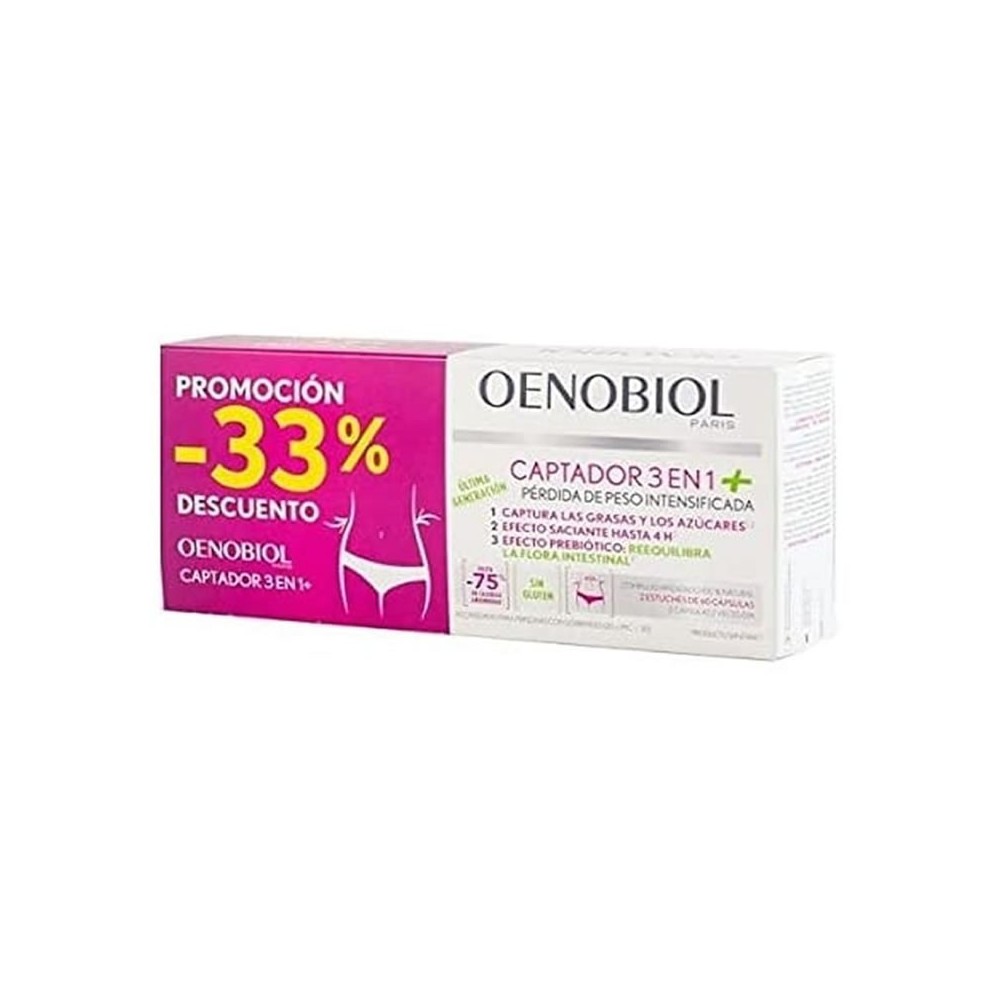 Oenobiol Capture 3 In 1+ Enhanced Weight Loss DUPLO 2X60 Capsules