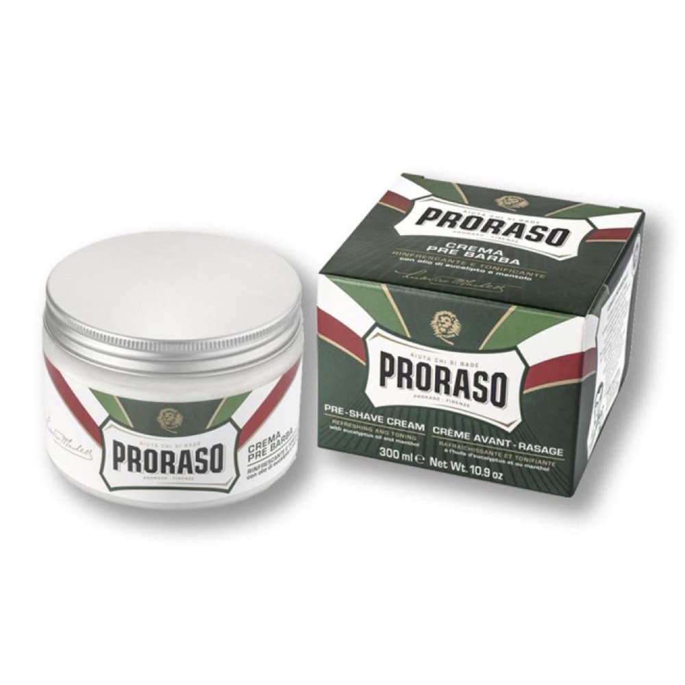 Proraso Crema Pre Afeitado Profesional Con Eucalipto y Mentol 300ml