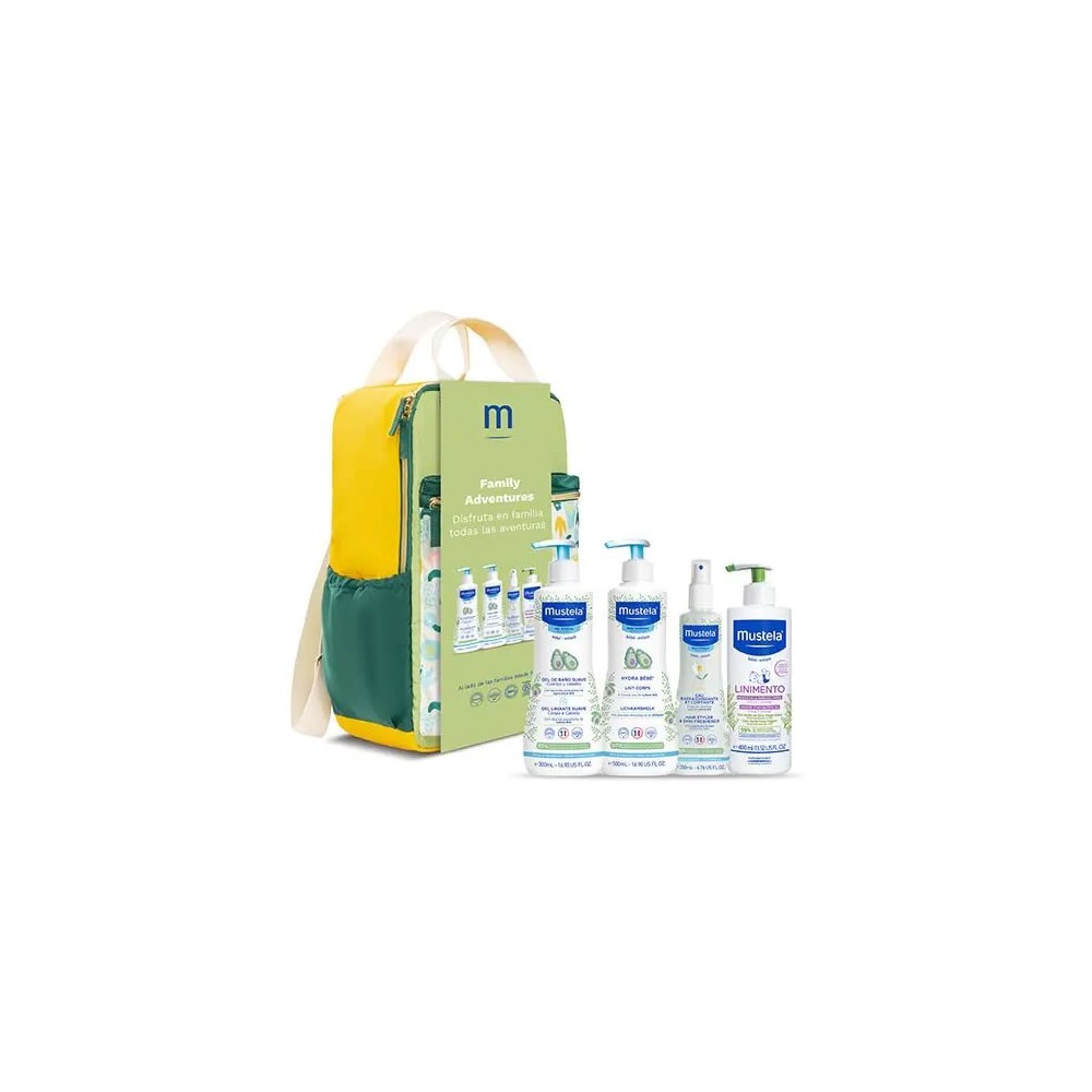 Mustela Family Pastel Backpack Set 5 pieces