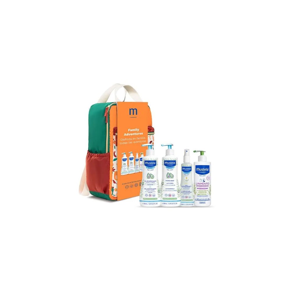 Mustela Family Terracotta Backpack Set 5 pieces