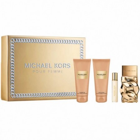 Michael Kors Pour Femme Eau De Parfum Spray 100ml Set 4 Pieces