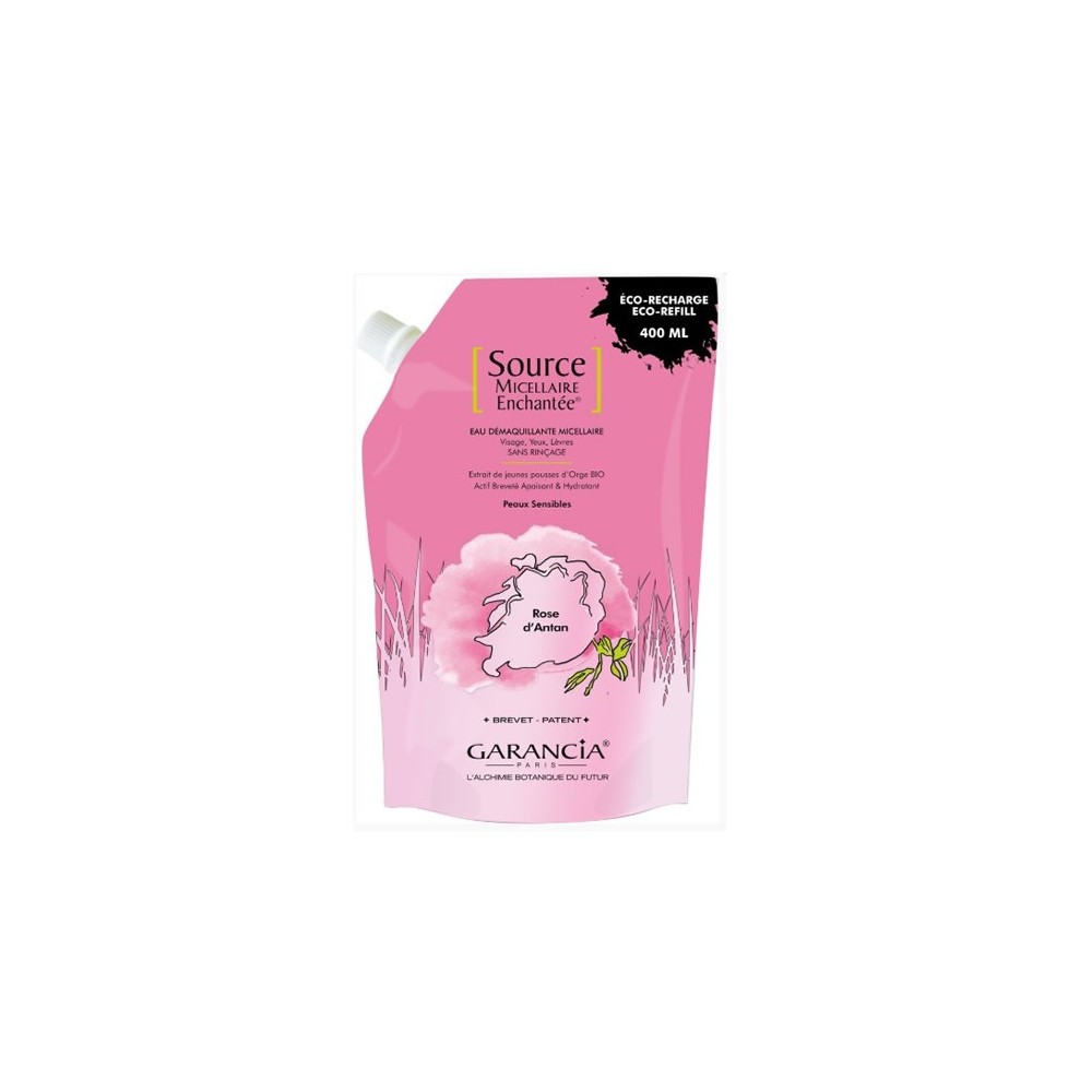 Garancia Source Micellaire Enchanté Rose Of Yesteryear Eco-Refill Makeup Remover 400ml