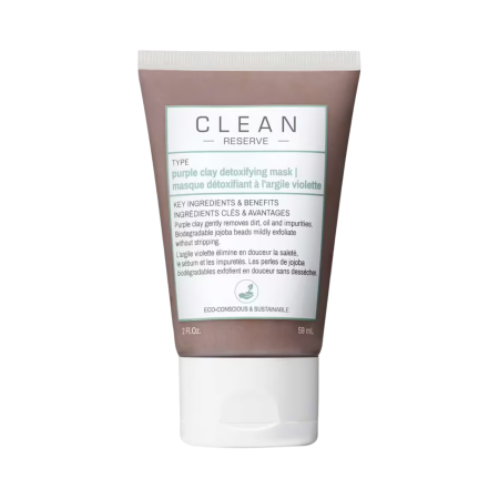 Clean, Reserve - Purple Clay, Detoxifying, Clay Mask, 59 ml