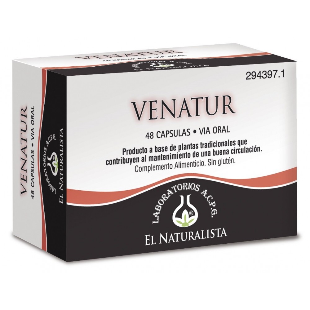 El Natural Venatur 48 Caps 375 Mg