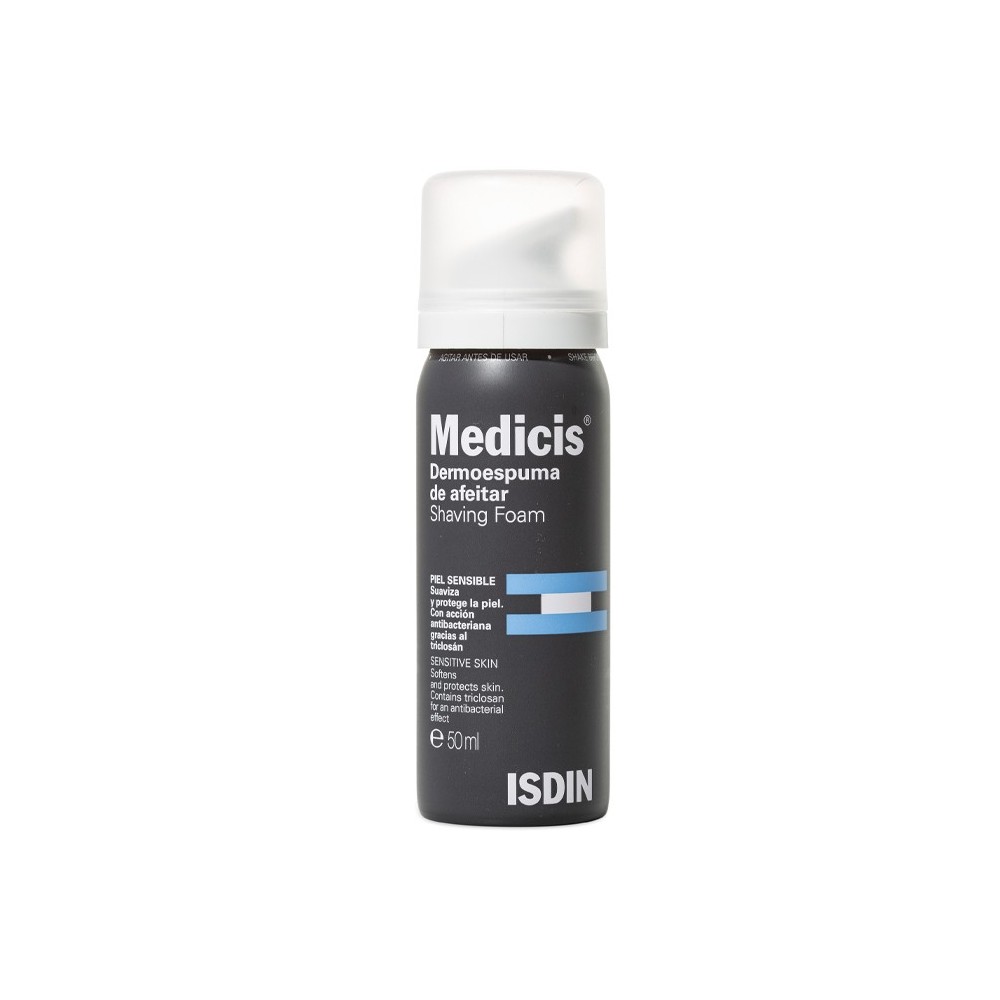 Isdin Medicis Dermofoam skutimosi putos jautriai odai 50ml