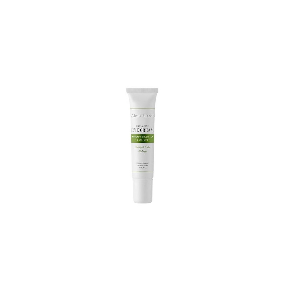 Alma Secret Eye Cream Antiedad Con Aguacate, Té Verde y Cafeína 10ml