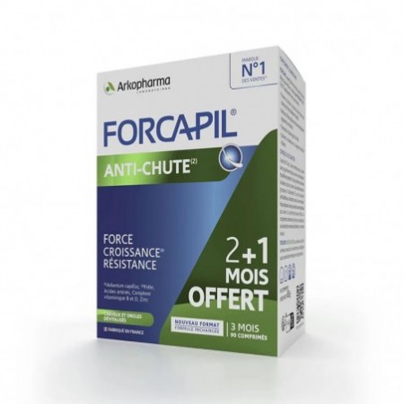 Arkopharma Forcapil Anti-Hair And Nail Loss 90 Tablets