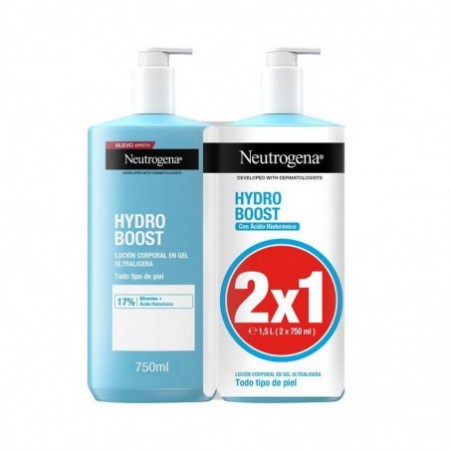 Neutrogena Hydro Boost Moisturizing Gel Lotion 2x750ml