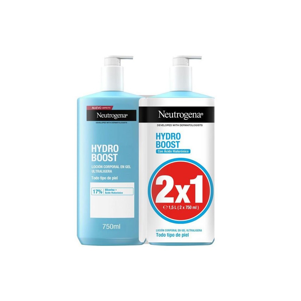 Neutrogena Hydro Boost Moisturizing Gel Lotion 2x750ml