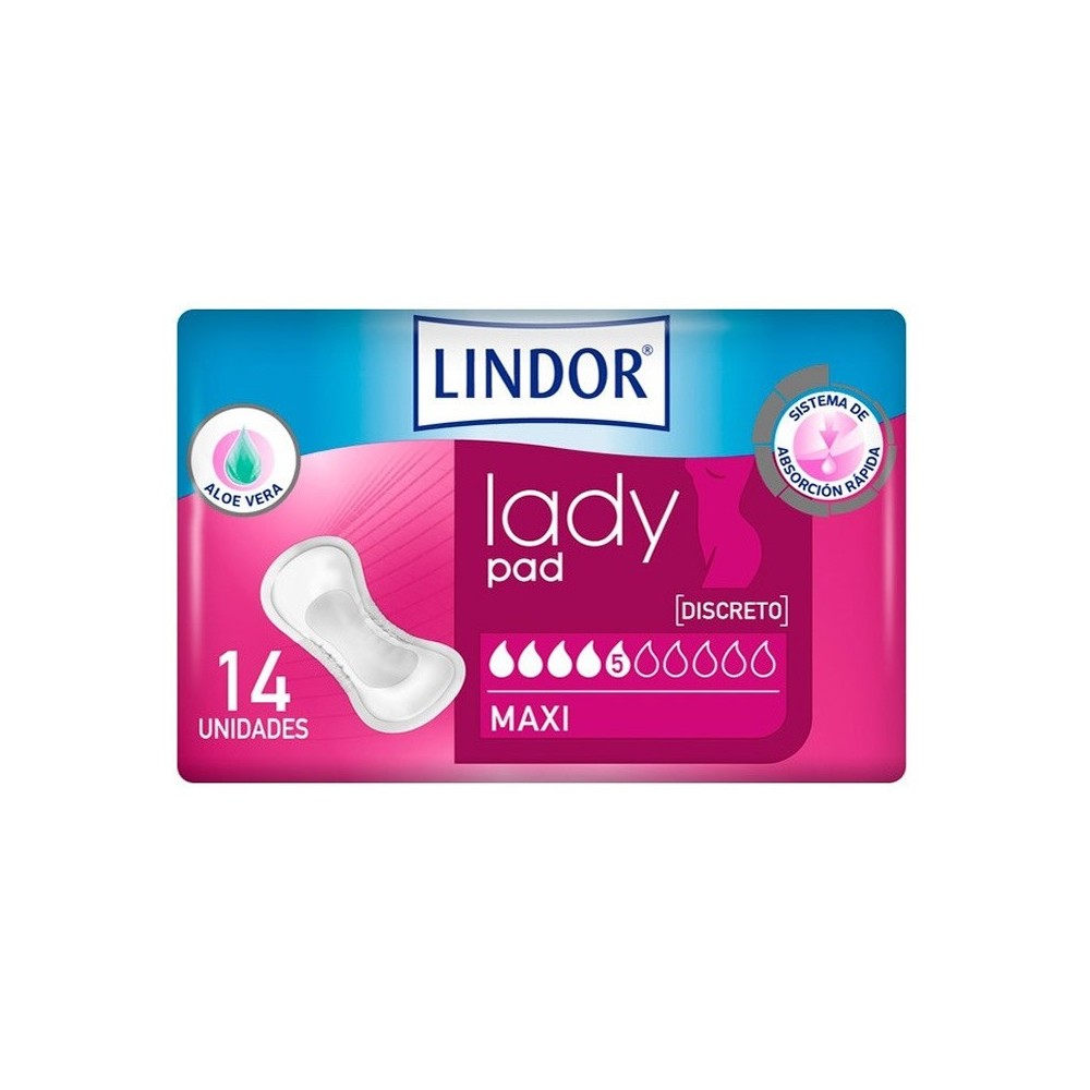 Light Urinary Incontinence Absorbent MoliMed Maxi 660 ml 14 Units