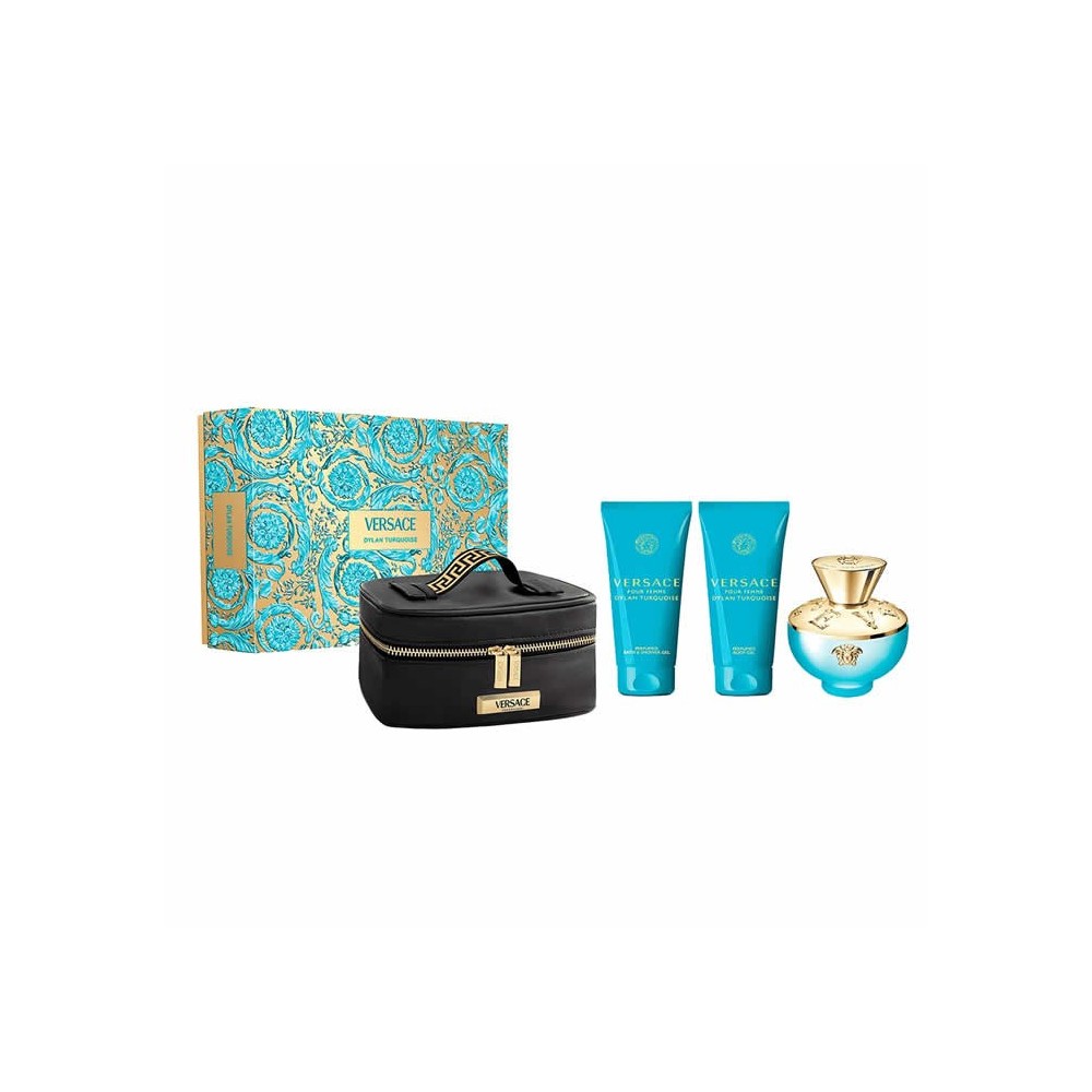 Versace Dylan Torquoise Eau De Toilette Spray 100ml Set 4 Pieces