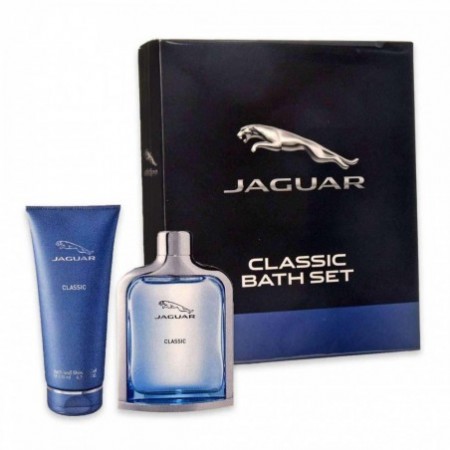 Jaguar Classic Bath Set Eau De Toilette 100ml Spray Gel De Baño 200ml