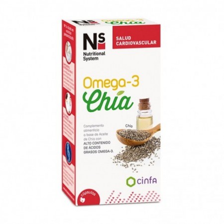 Ns Cardioprotect Omega-3 Chia 120 Capsules