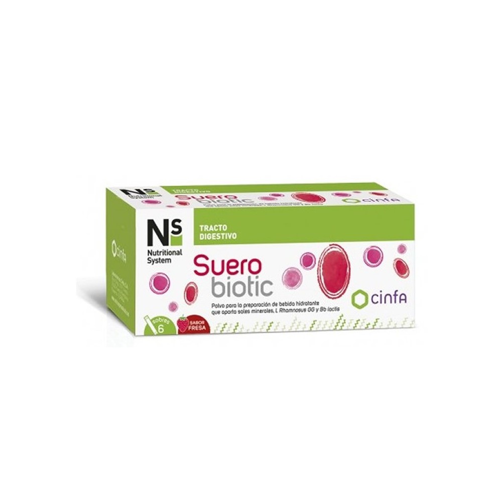 Ns Florabiotic Sueropro+ 6 Strawberry Sachets