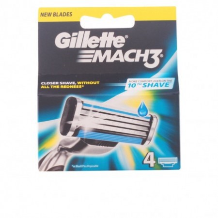 Gillette Mach3 Refill 4 Units