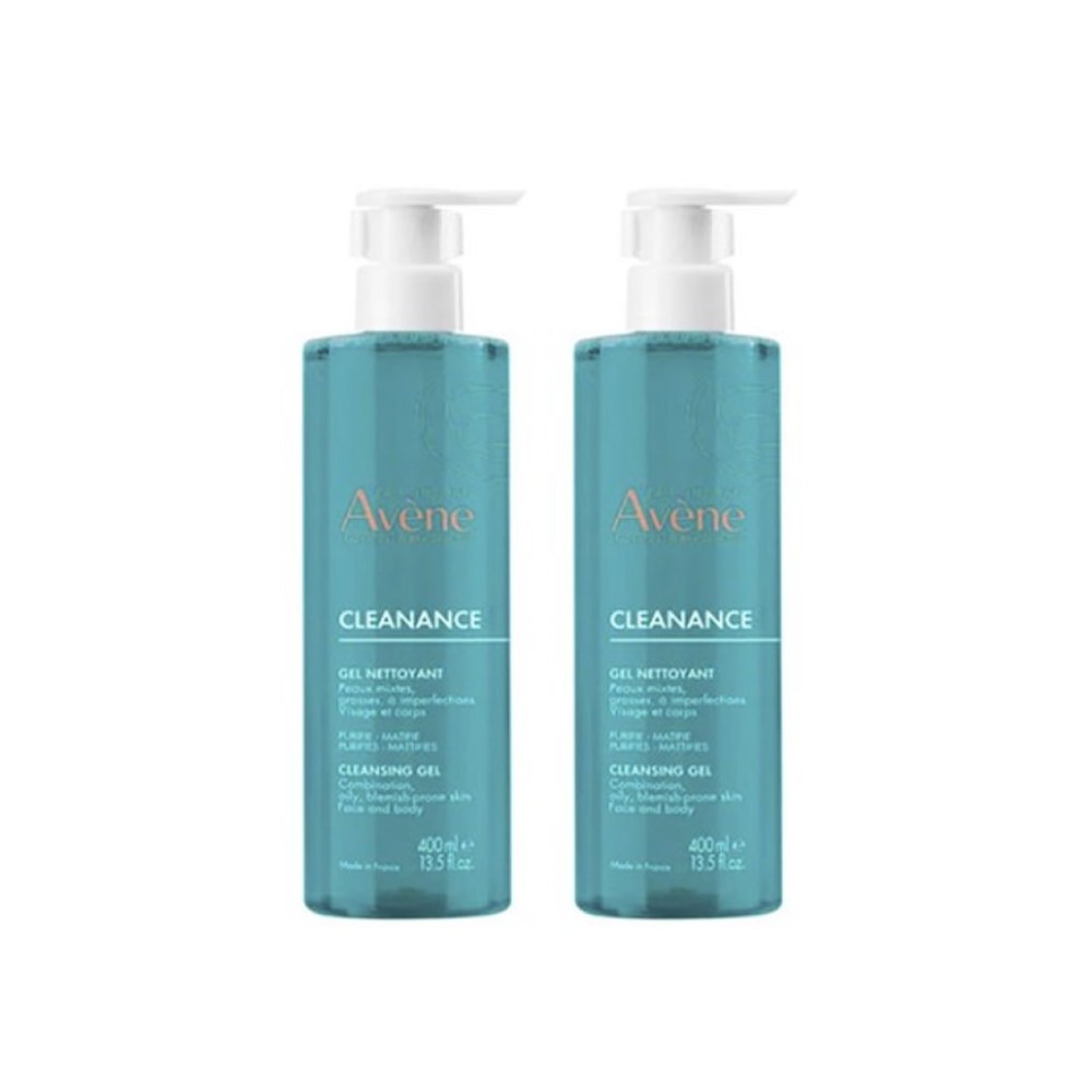 Avène Cleanance Duo Cleansing Gel 2 x 400 ml
