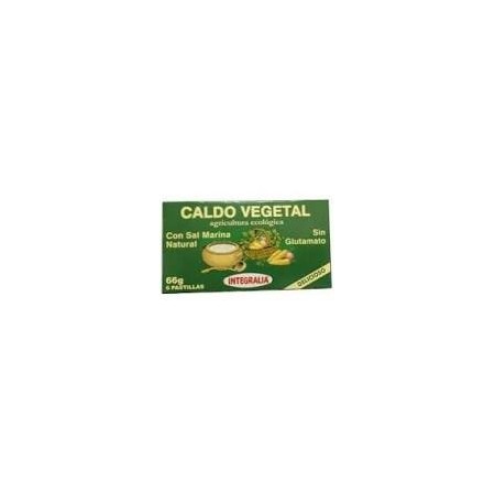 Integralia Caldo Vegetal Eco Con Sal Marina 6 Cubitos X 11g