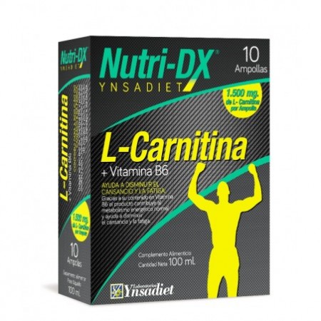 Ynsadiet L Carnitina 10 Ampollas Nutri Dx