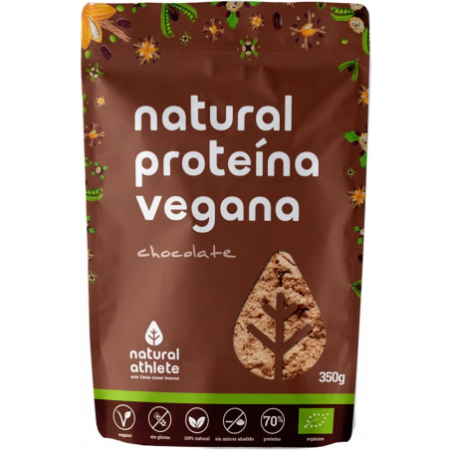 Natural Athlete Proteina Vegana Chocolate Bio 350g