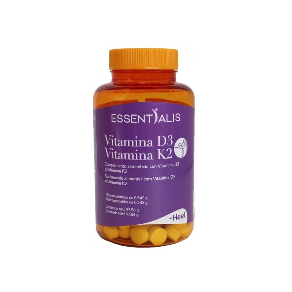 Essentialis Vitamin D3 Vitamin K2 180 Tablets