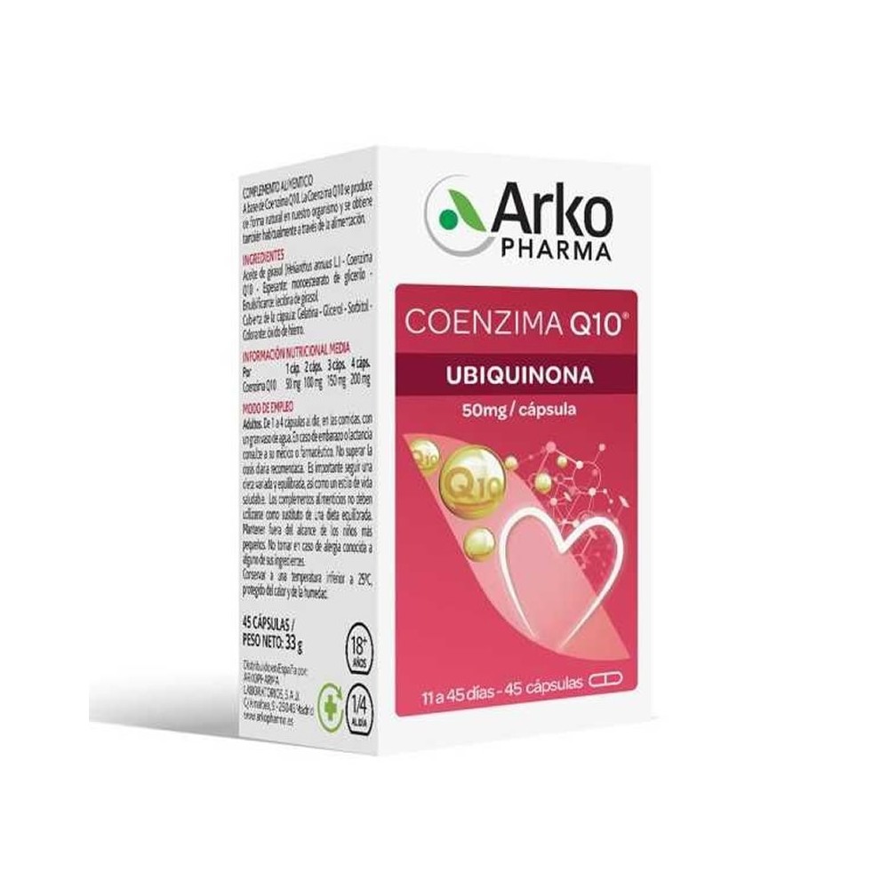 Arkopharma Coenzyme Q10 45 Capsules