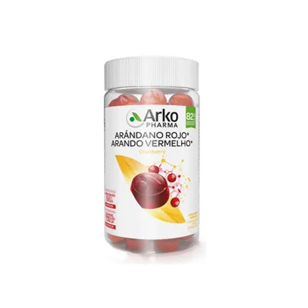 Arkopharma Cranberry 60 Gummies Cranberry And Cherry Flavor