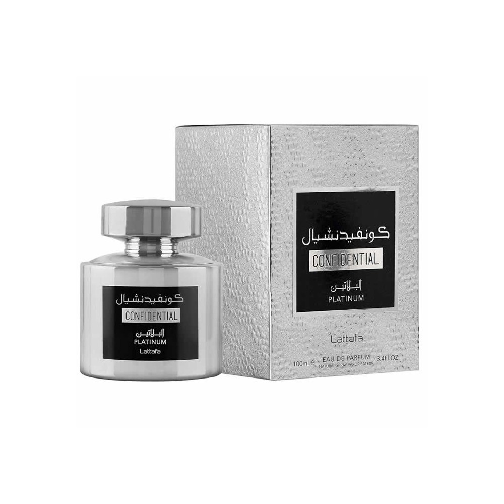 LATTAFA CONFIDENTIAL PLATINUM EDP SPRAY 100 ML