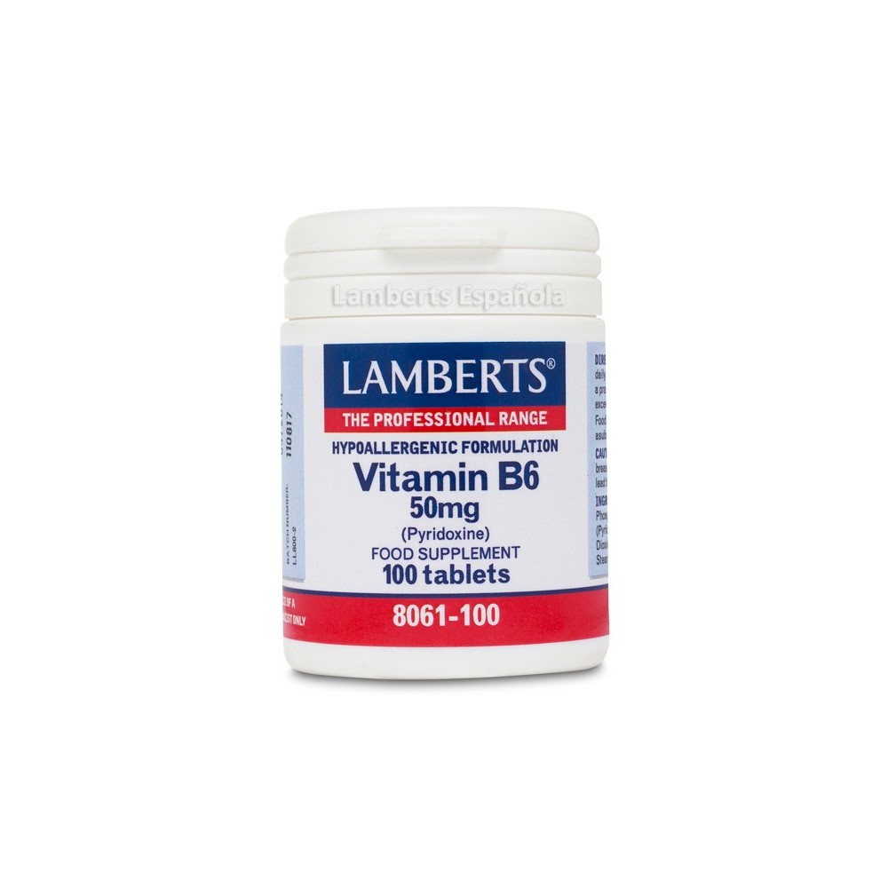 Lamberts Vitamina B6 50 Mg 100 Tabs
