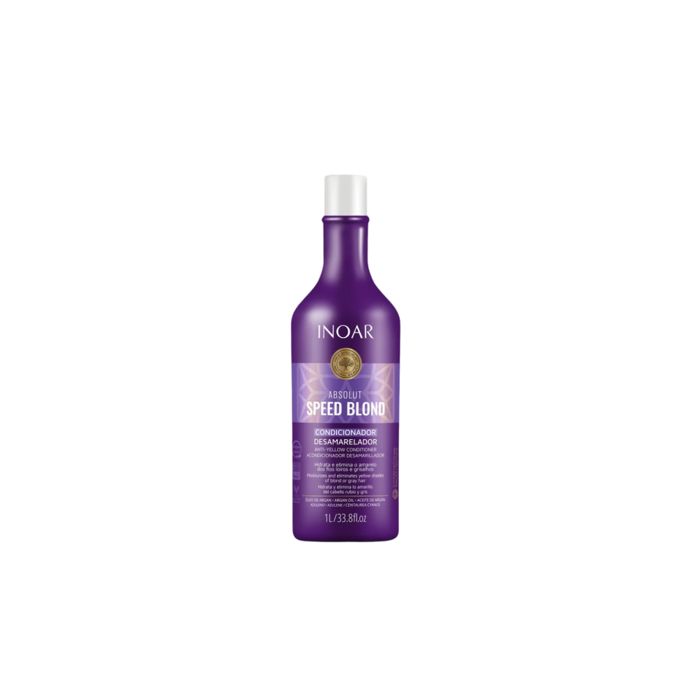 Inoar Speed Blond Conditioner Pilkinantis, spalvą koreguojantis kondicionierius 1000ml