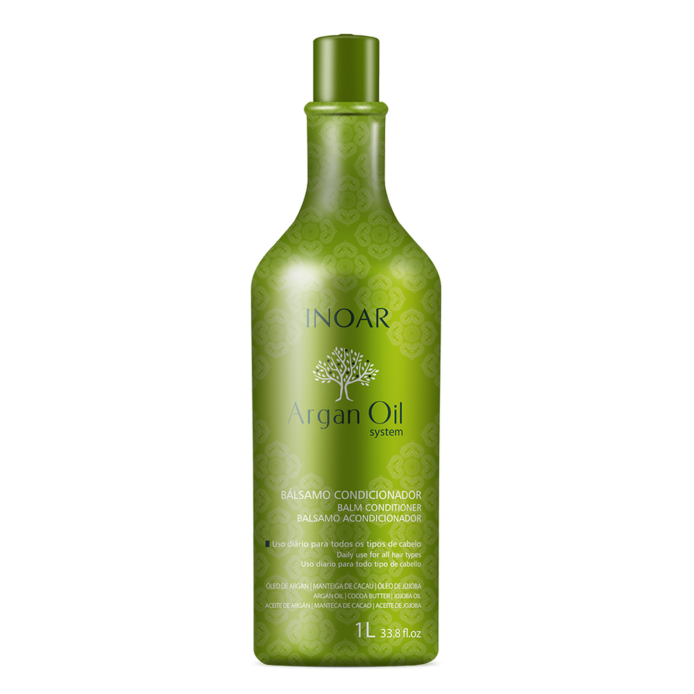 INOAR Argan Oil Conditioner - intensyviai drėkinantis kondicionierius su Argano aliejumi 1000 ml