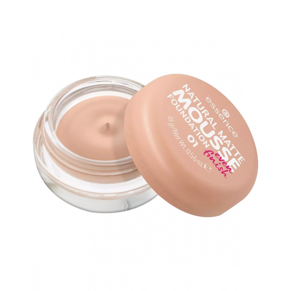 Essence Cosmetics Natural Matte Base Maquillaje En Mousse 01 16g