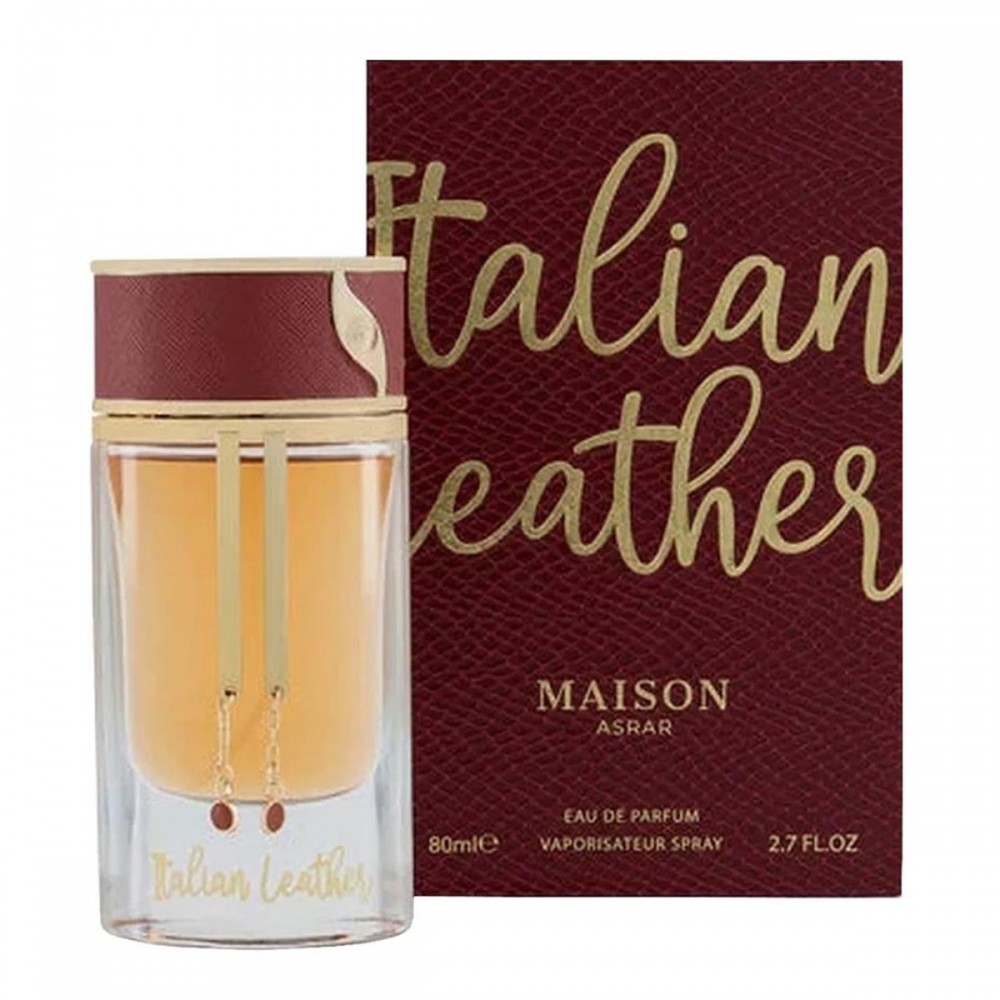 Maison Asrar Italian Leather Eau De Parfum 80ml Spray