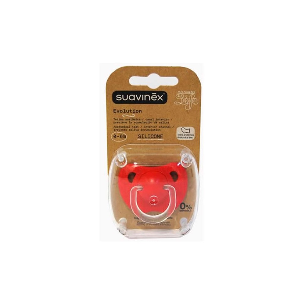 Suavinex  Evolution Anatomical Silicone Teat Soother +6m