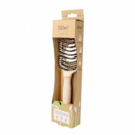 Eurostil Eco Natural Cepillo Flexible Doble Pua 1un